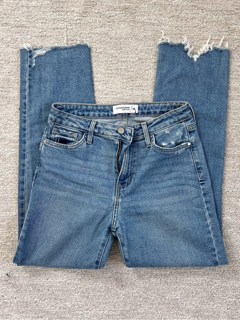 Just Black Denim straight leg jeans